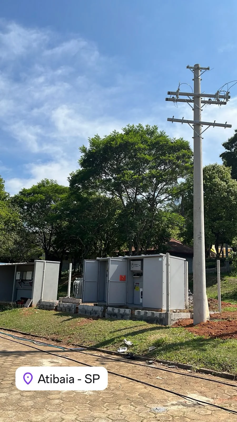 cabine de transformação